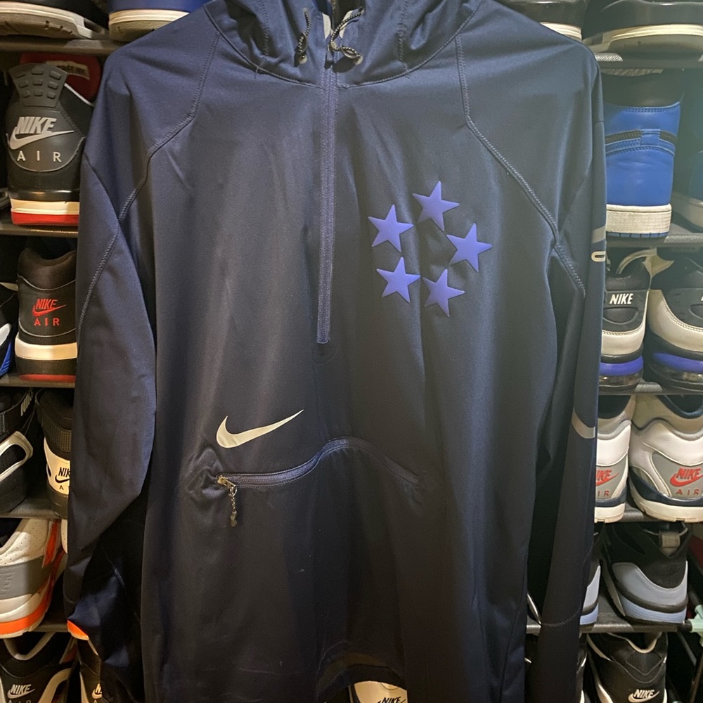 Nike field general fly rush 3/4 zip hoodie size large